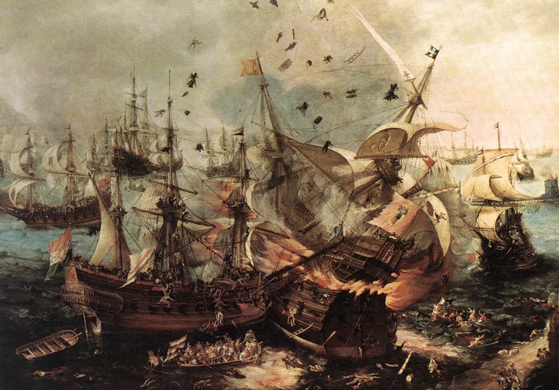Batalla De Gibraltar Vroom — Hendrick Cornelisz Vroom