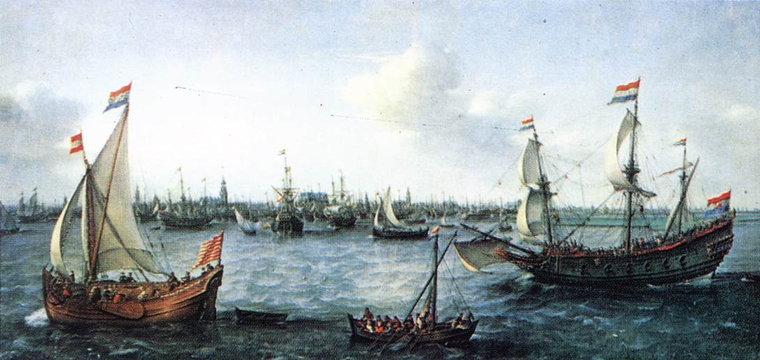 Harbour En Amsterdam Vroom — Hendrick Cornelisz Vroom