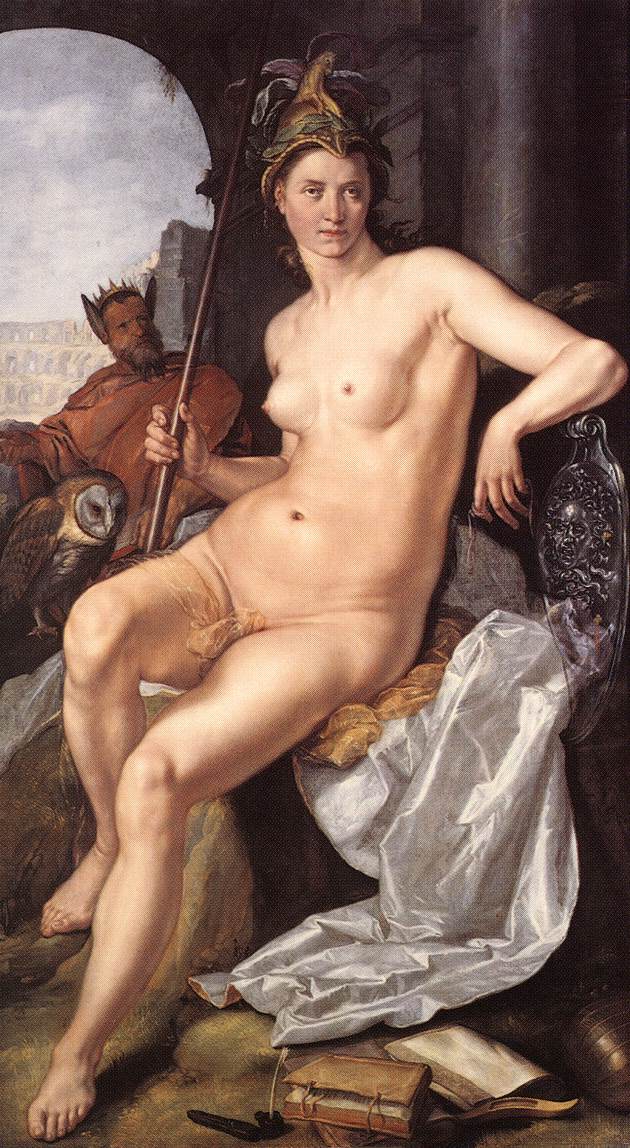 Minerva Goltzius — Hendrick Goltzius