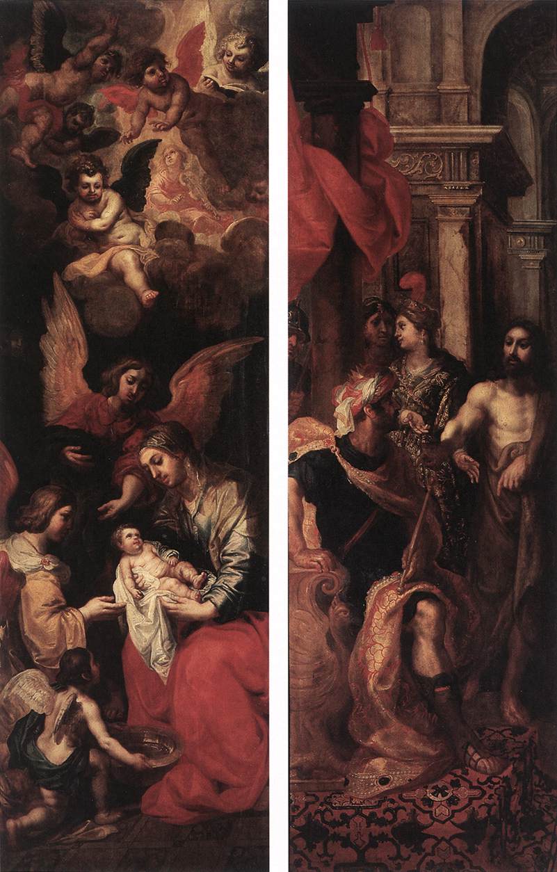Wings De Altarpiece Balen — Hendrick Van Balen