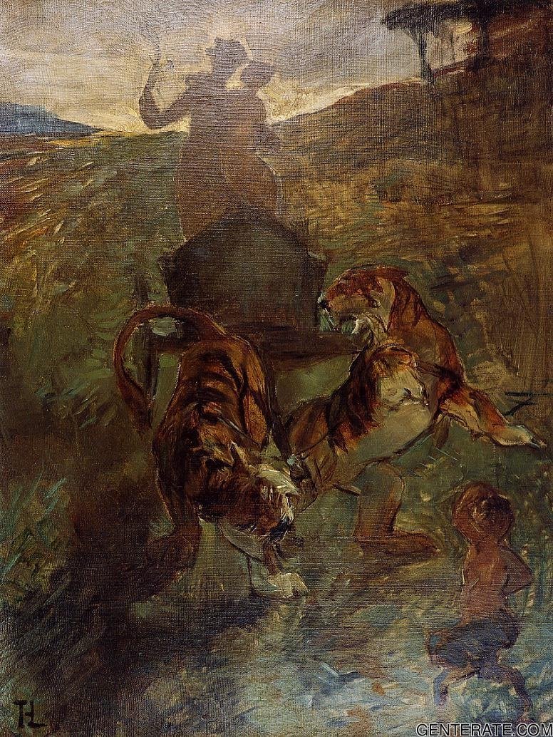 Alegoria Springtime De Life Toulouse Lautrec — Henri De Toulouse Lautrec — Posimpresionismo