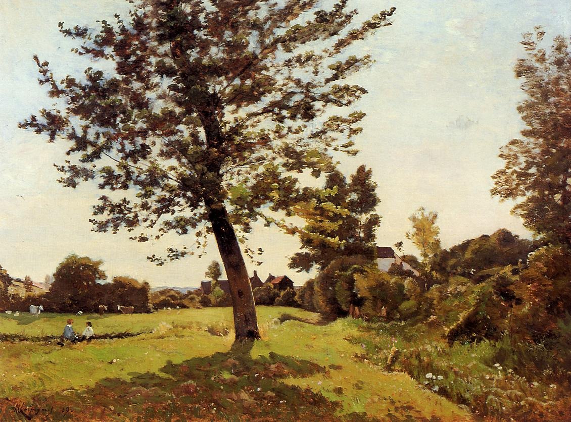 Museo Del Prado Sunlight Effect Harpignies — Henri Harpignies