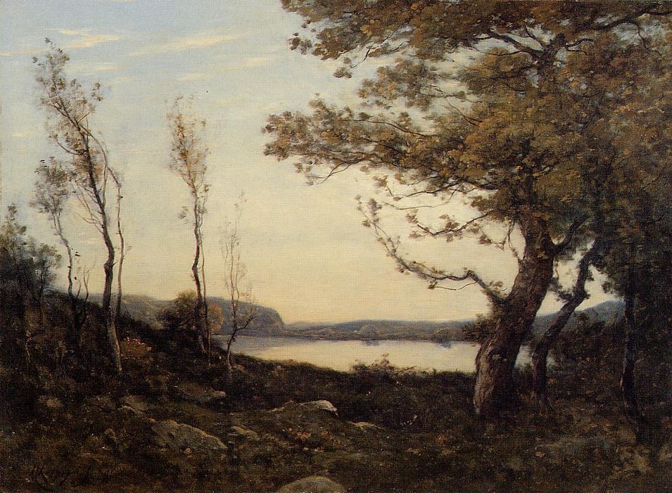 Paisaje Con Lago Harpignies — Henri Harpignies