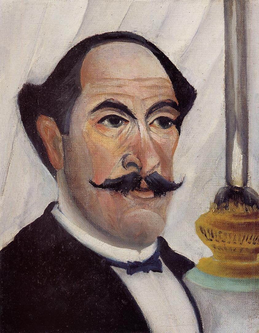 Autorretrato — Henri Le Douanier Rousseau