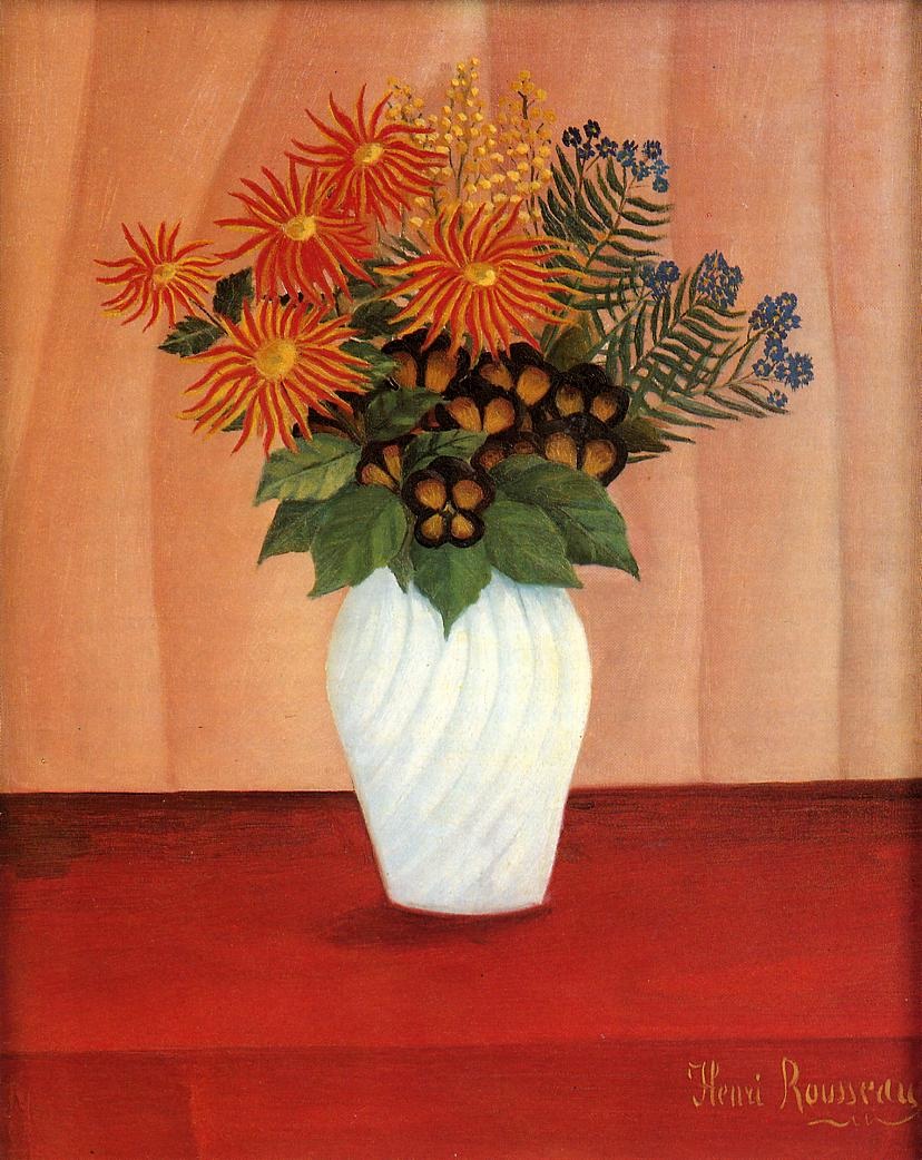 Bouquet De Flores 1 Rousseau — Henri Le Douanier Rousseau