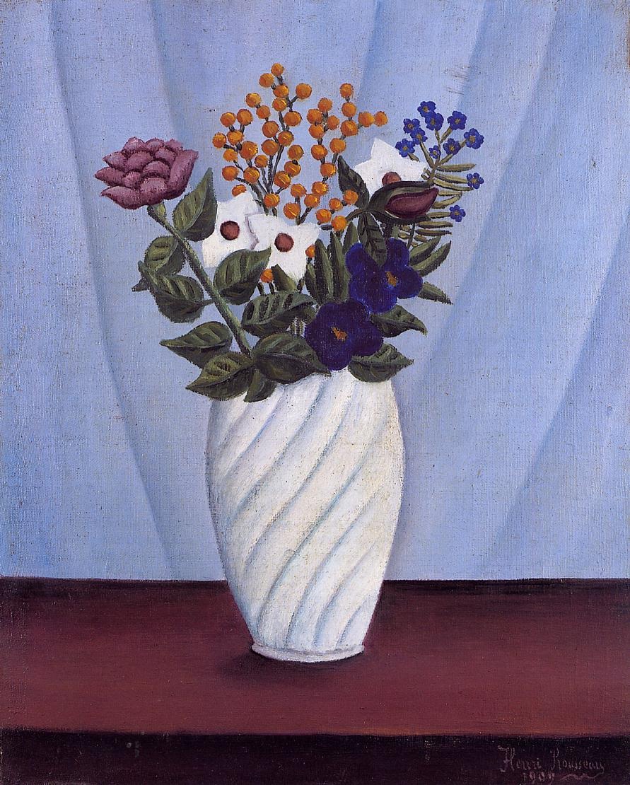 Bouquet De Flores 3 Rousseau — Henri Le Douanier Rousseau