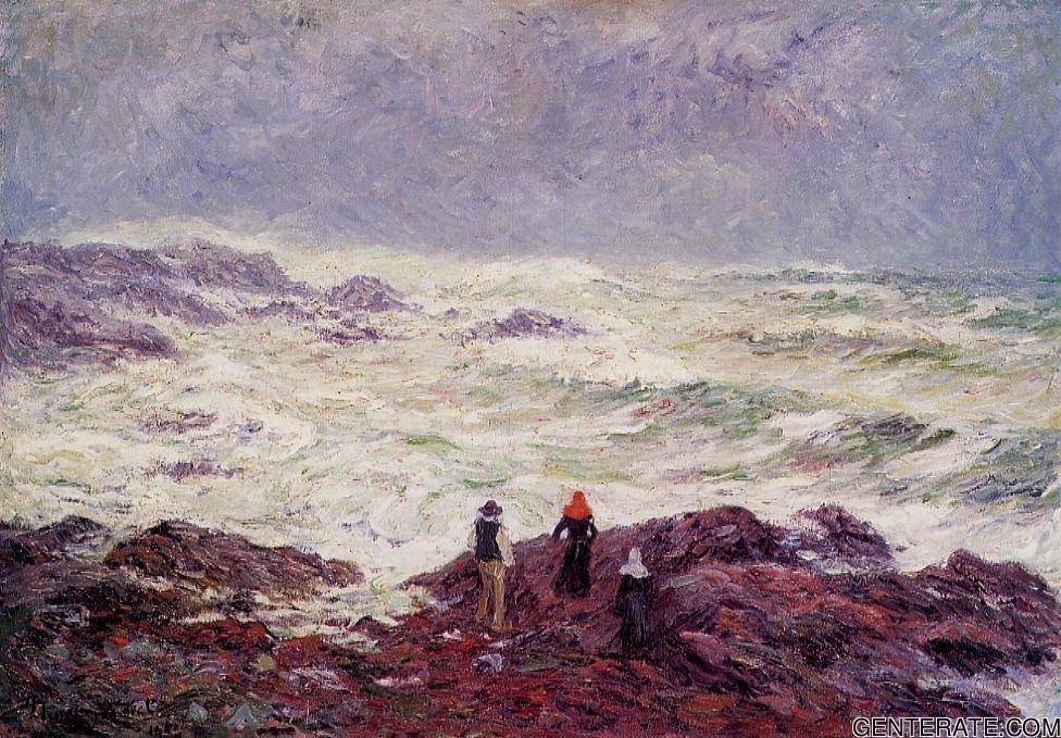 Bravo Weather En Raguenez Cerca De Pont Aven Moret — Henri Moret