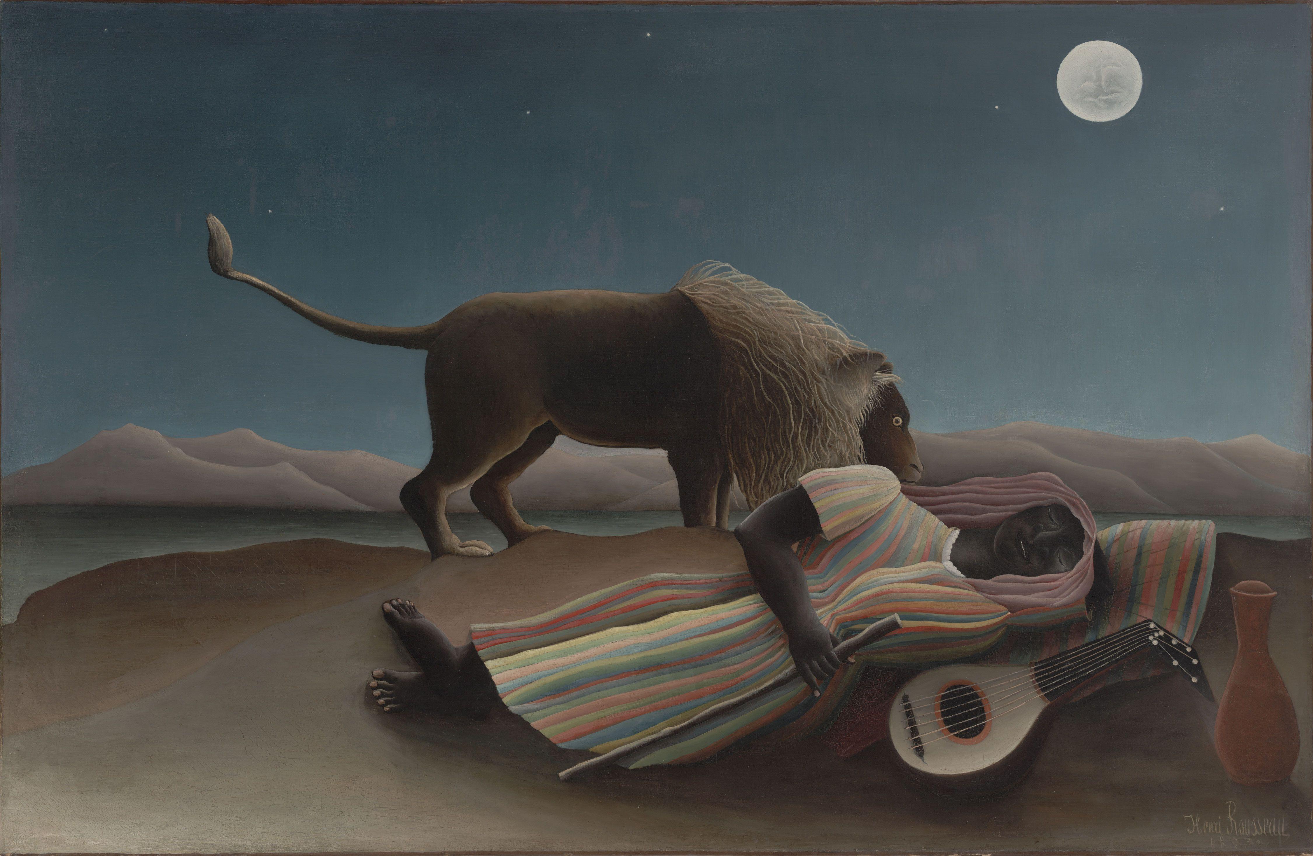 Durmiendo Gypsy Rousseau — Henri Rousseau