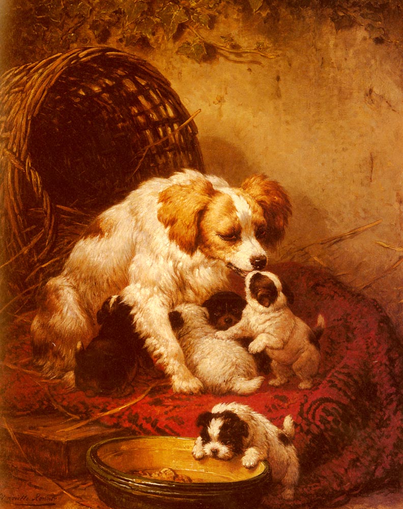 Happy Family Ronner — Henriette Ronner