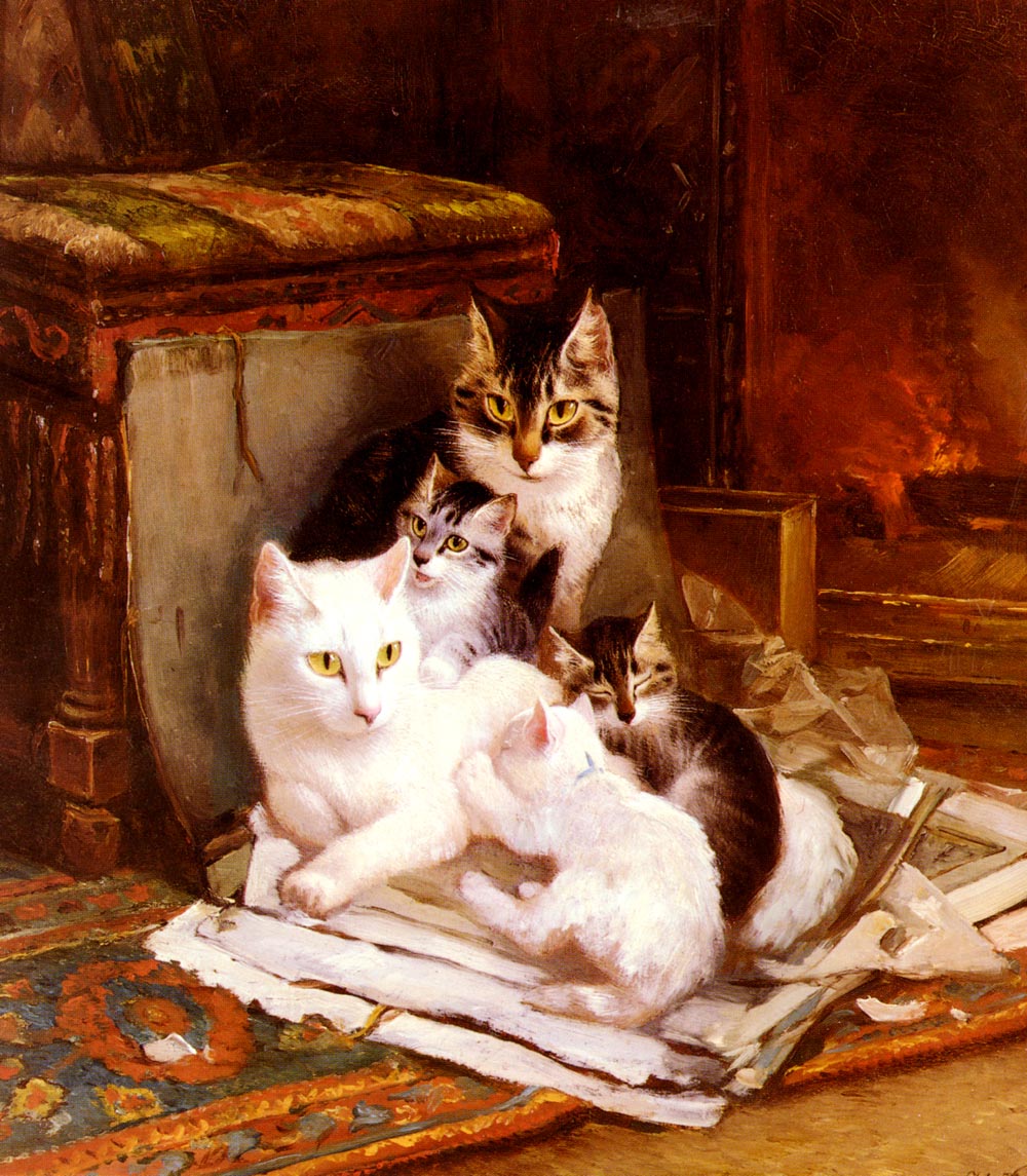 Happy Litter Ronner — Henriette Ronner