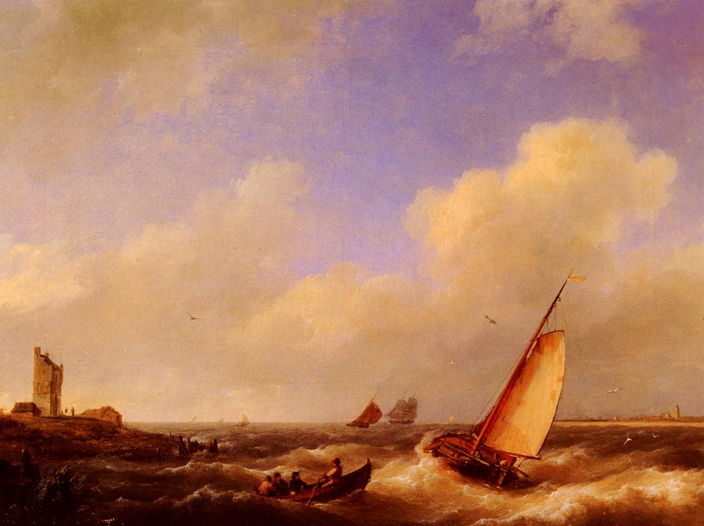 Scheldt Rio En Flessinghe Koekkoek — Hermanus Koekkoek