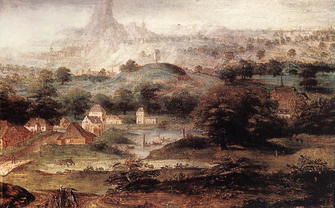 Paisaje Con Banishment De Hagar Bles — Herri Bles