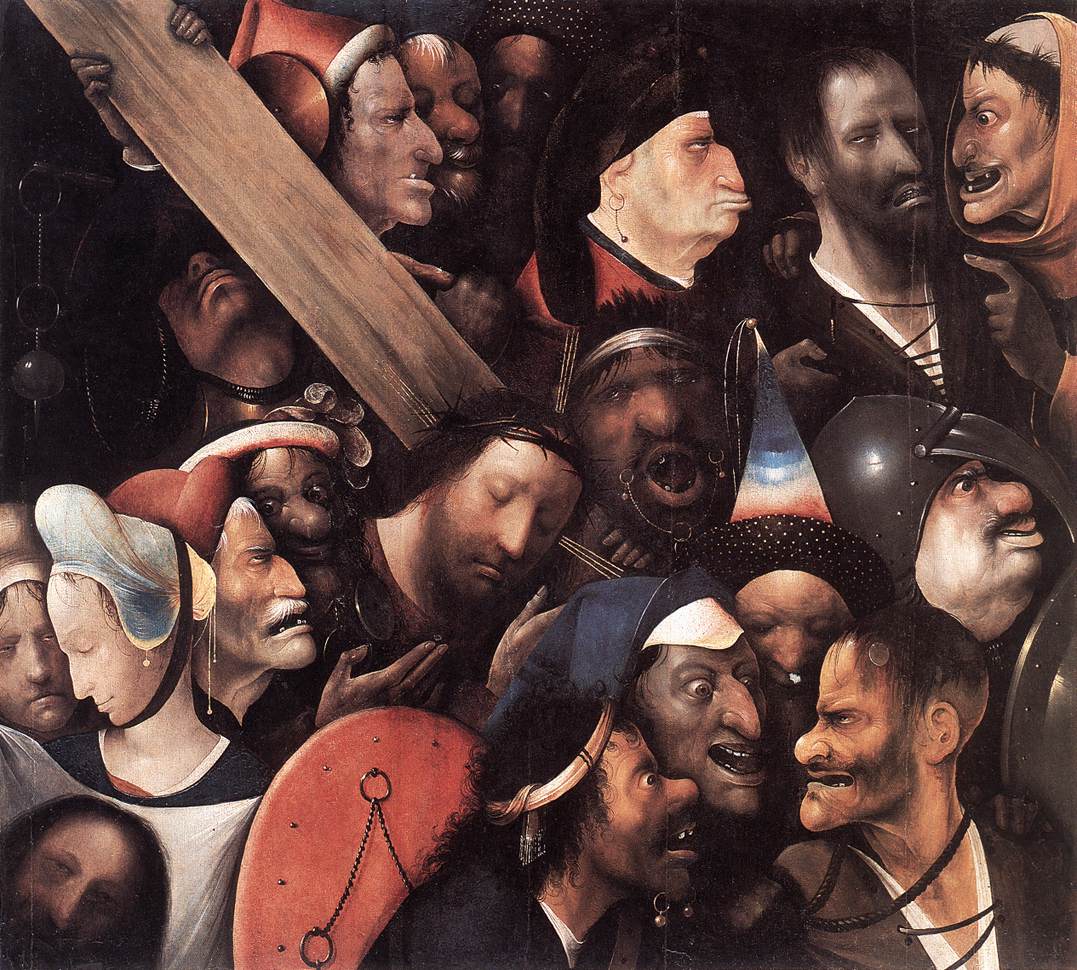 Cristo Cargando Cross Bosch — Hieronymus Bosch — Primitivos Flamencos