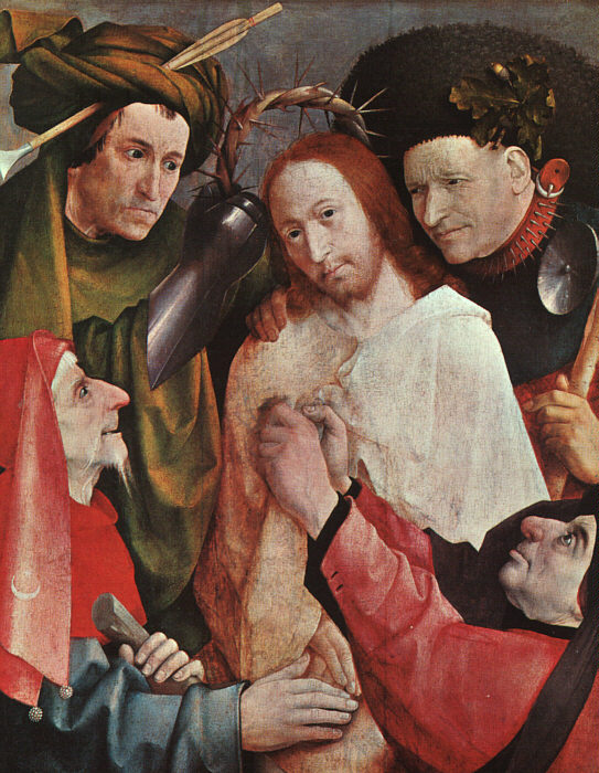 Cristo Mocked Bosch — Hieronymus Bosch — Primitivos Flamencos