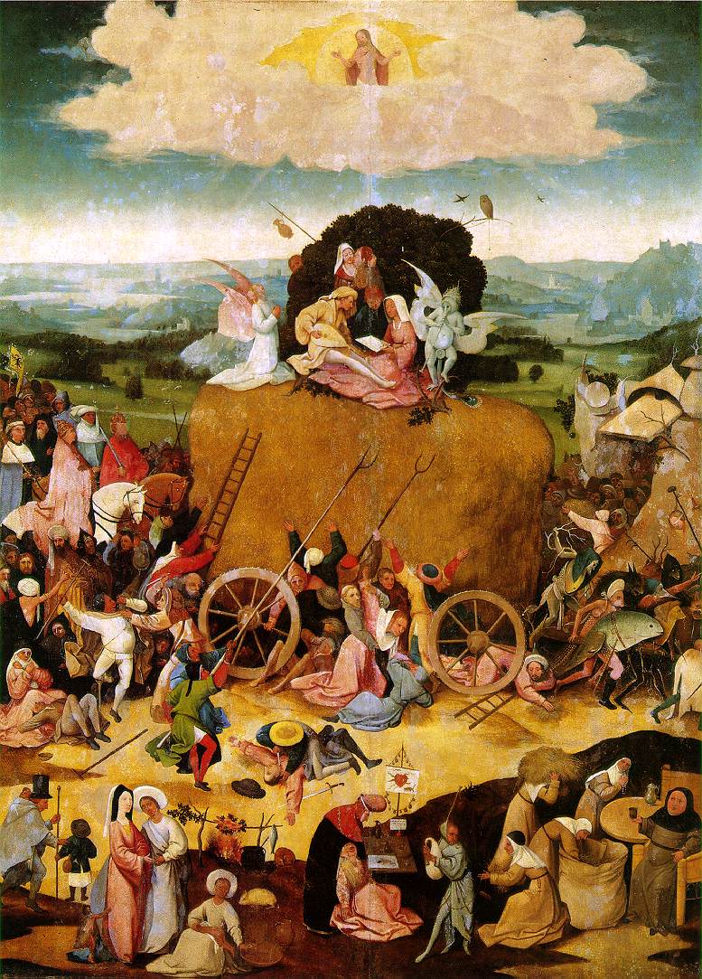 Haywain Central Panel De Triptych Bosch — Hieronymus Bosch — Primitivos Flamencos