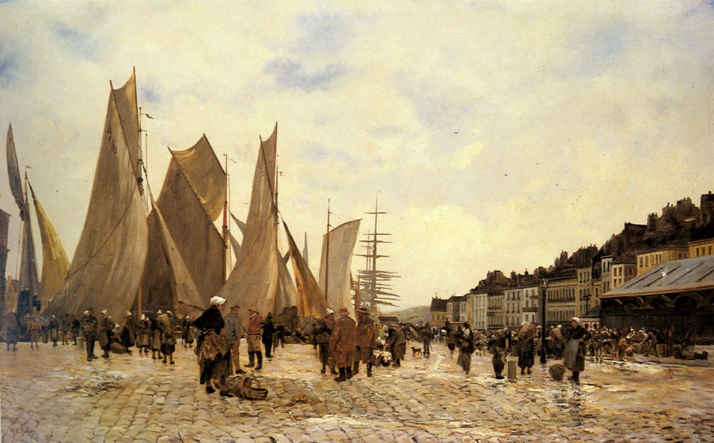 Docks En Dieppe Delpy — Hippolyte Camille Delpy