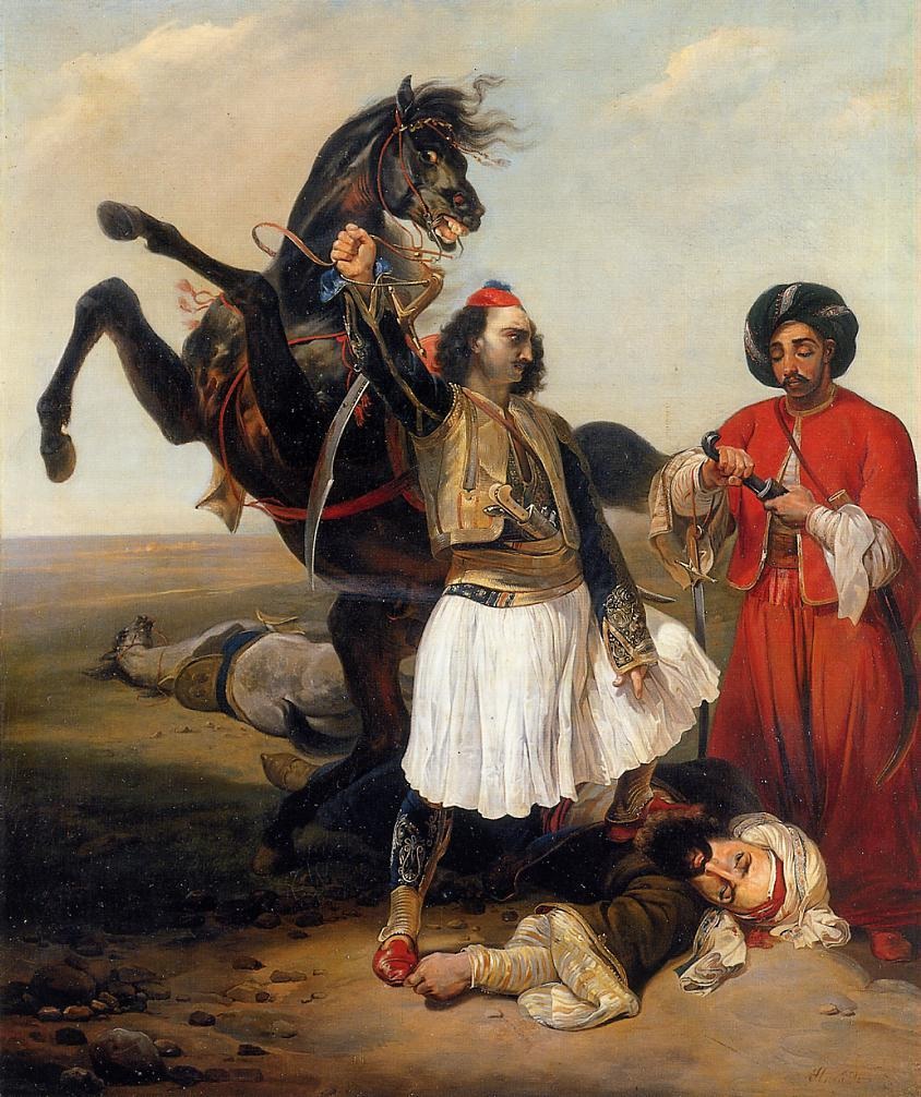 Le Glaour Conquerer Dhassan Vernet — Horace Vernet