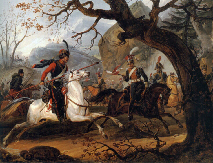 Napoleonic Batalla En Alps Vernet — Horace Vernet