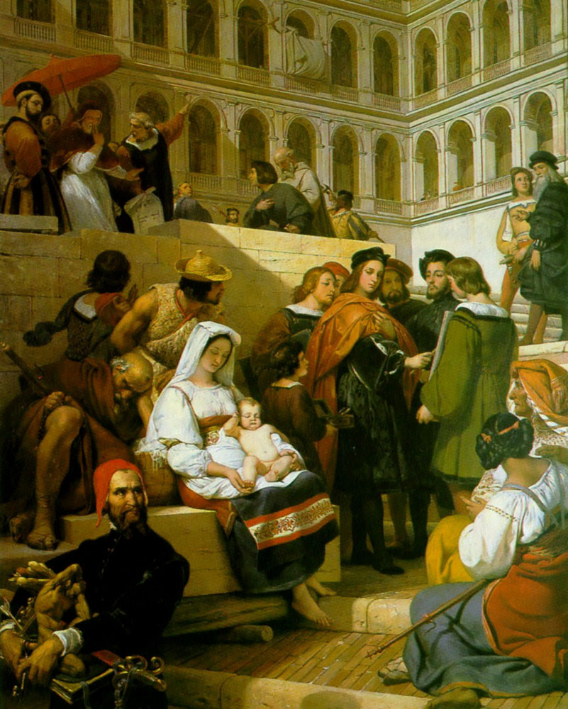 Raphael Y Papa Leo X Vernet — Horace Vernet