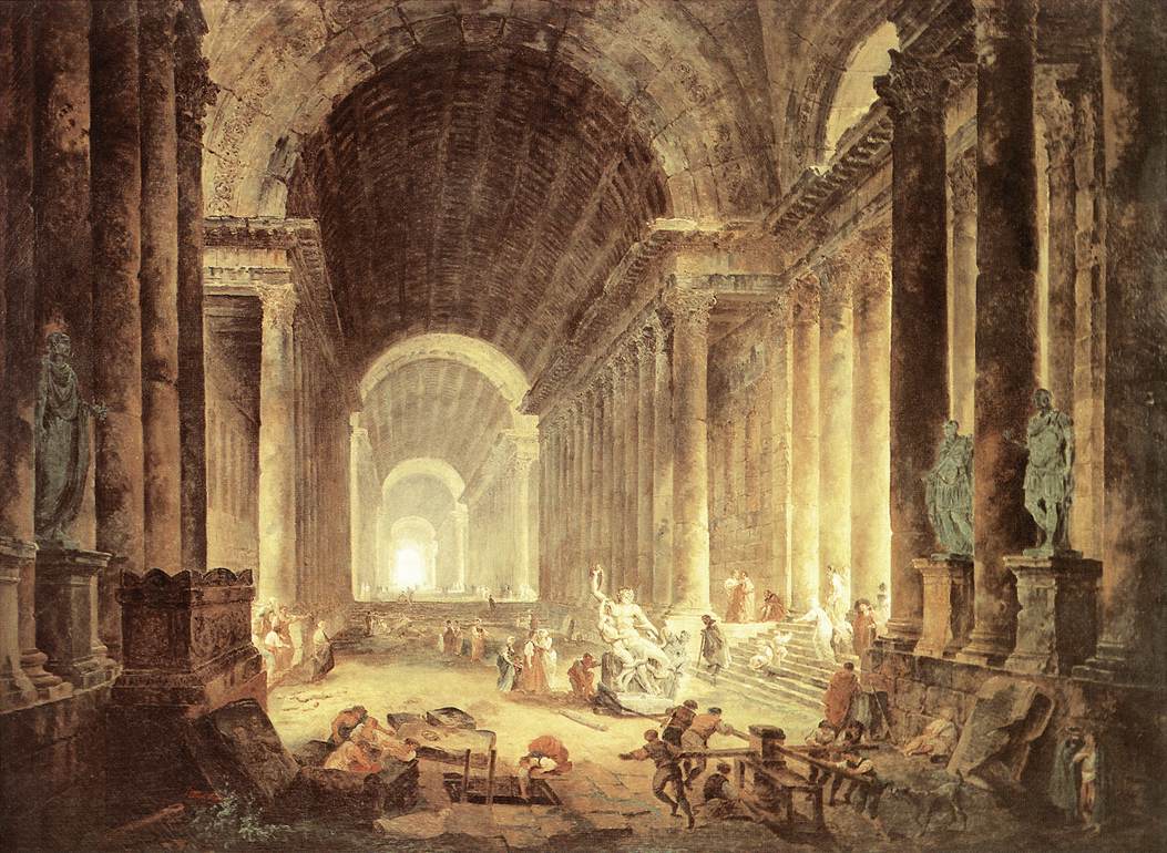 Finding De Laokoon Robert — Hubert Robert