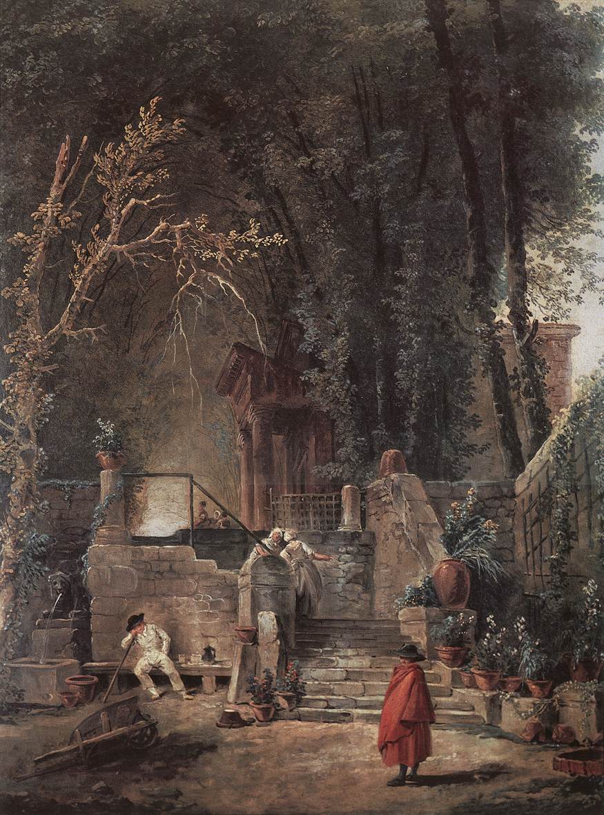 Italian Parque Robert — Hubert Robert