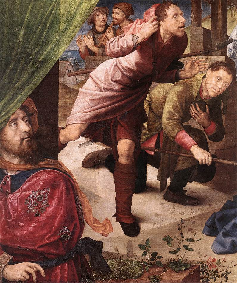 Adoracion De Shepherds Detalle 2 Goes — Hugo Van Der Goes