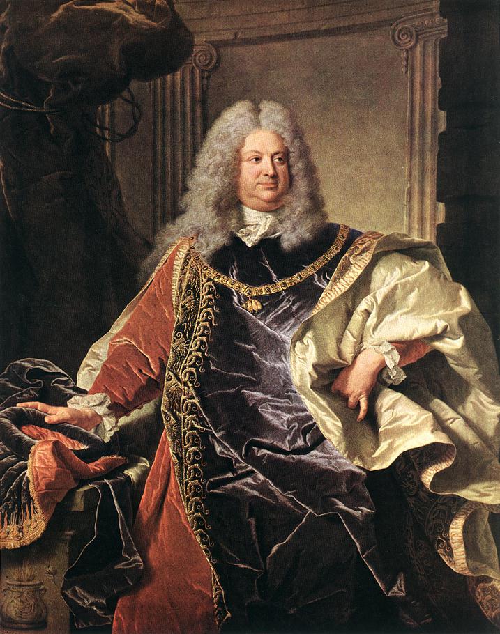 Portait De Count Sinzendorf Rigaud — Hyacinthe Rigaud