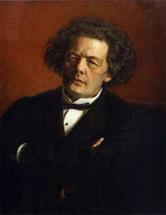 Retrato De Composer Anton Rubinstein 1 Repin — Iliya Efimovich Repin
