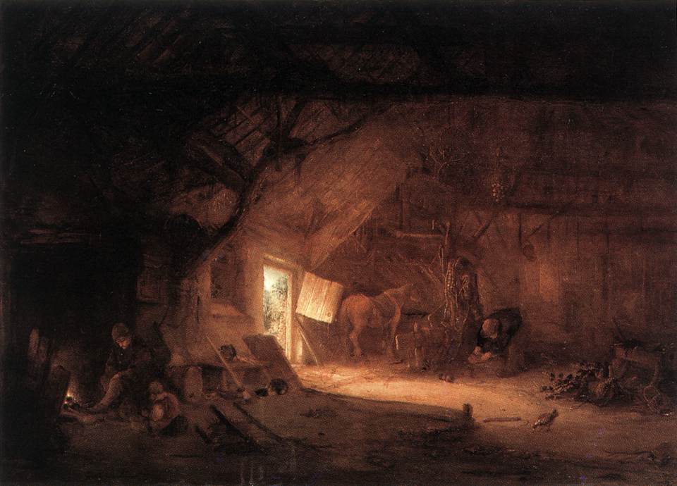 Farmhouse Interior Ostade — Isaack Van Ostade