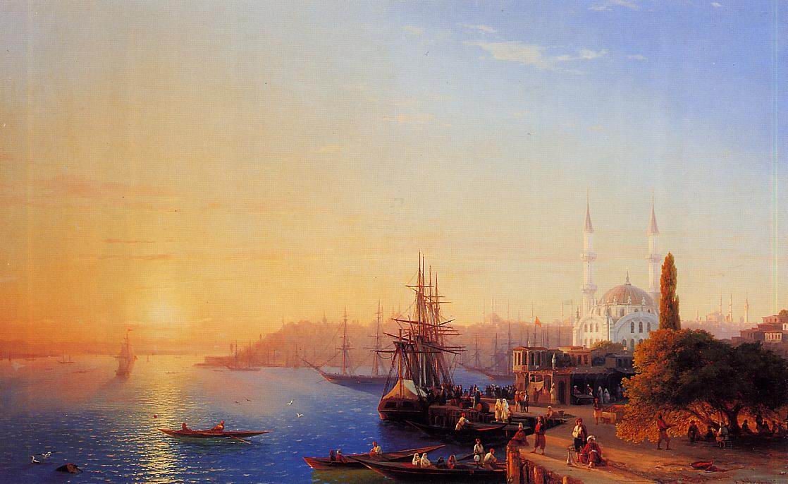 Panorama De Constantinopole Aivazovsky — Ivan Constantinovich Aivazovsky