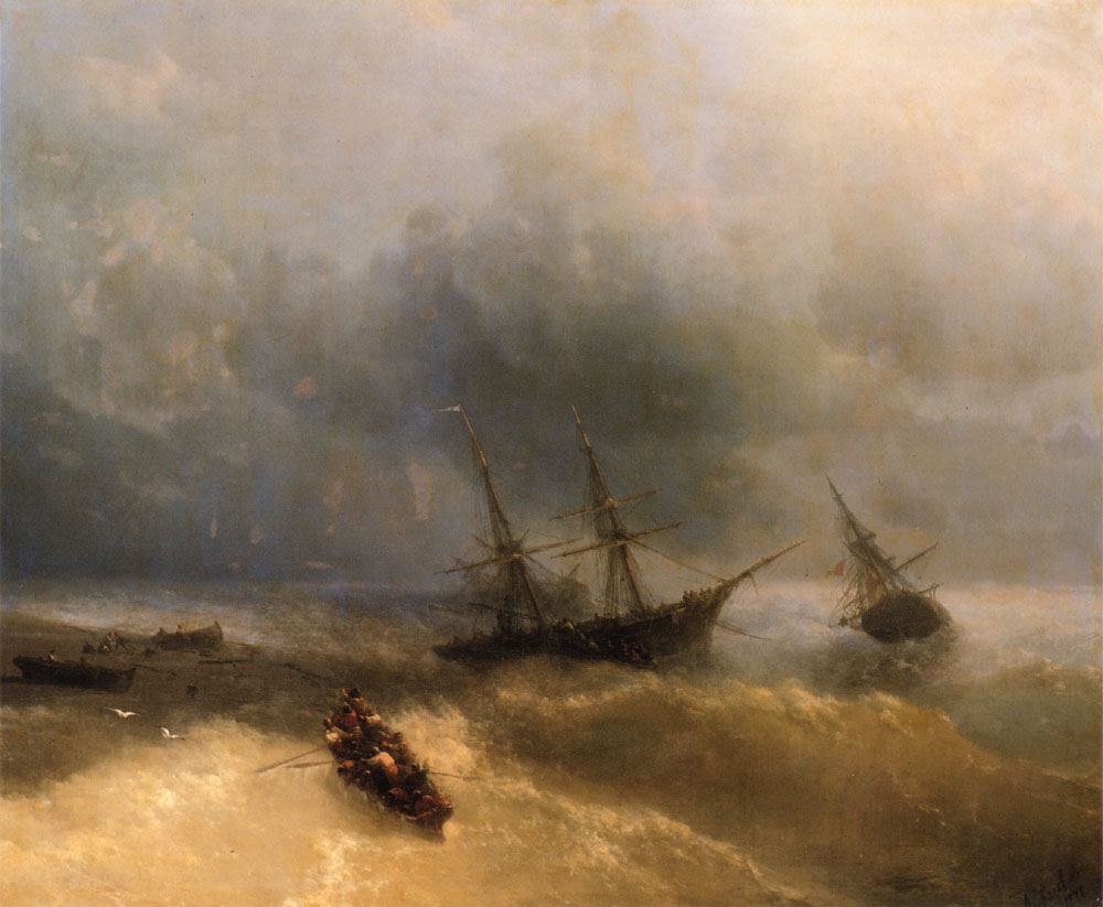 Shipwreck Aivazovsky — Ivan Constantinovich Aivazovsky