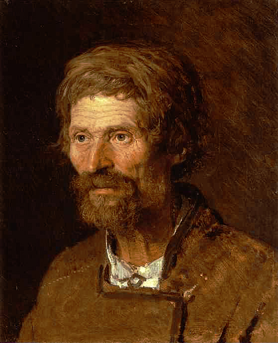 Cabeza De Viejo Ukranian Campesino Kramskoy — Ivan Nikolaevich Kramskoy