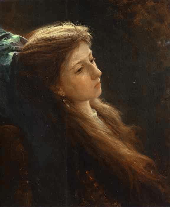 Chica Con Tress Kramskoy — Ivan Nikolaevich Kramskoy