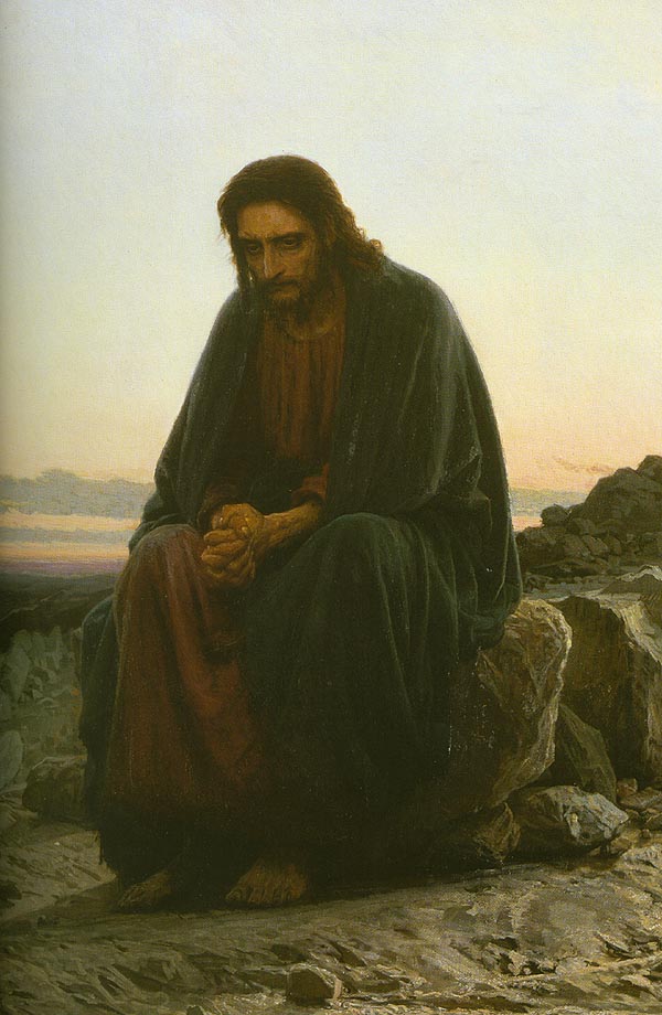 Cristo En Wilderness Kramskoy — Ivan Nikolaevich Kramskoy