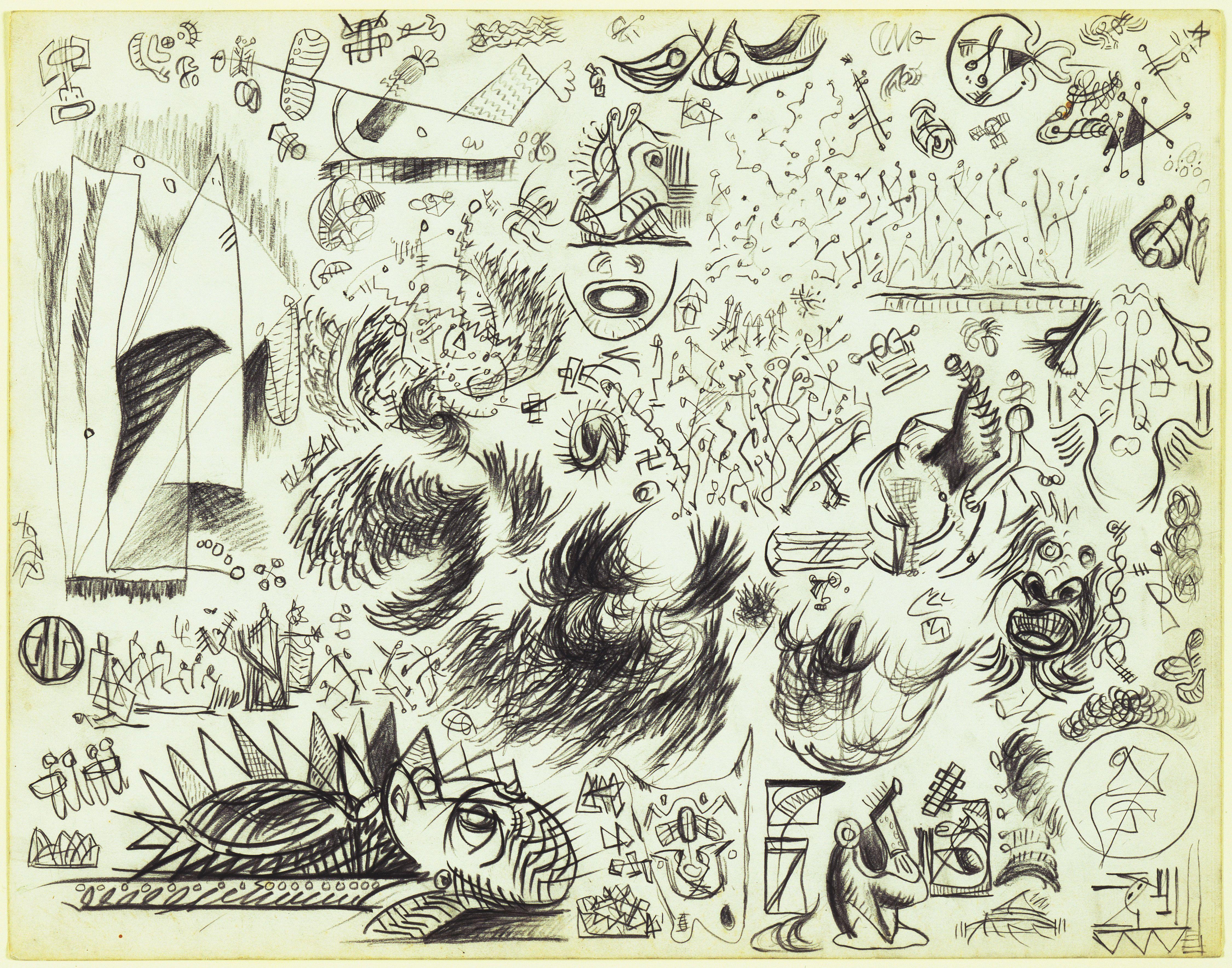 Sheet De Studies Pollock — Jackson Pollock