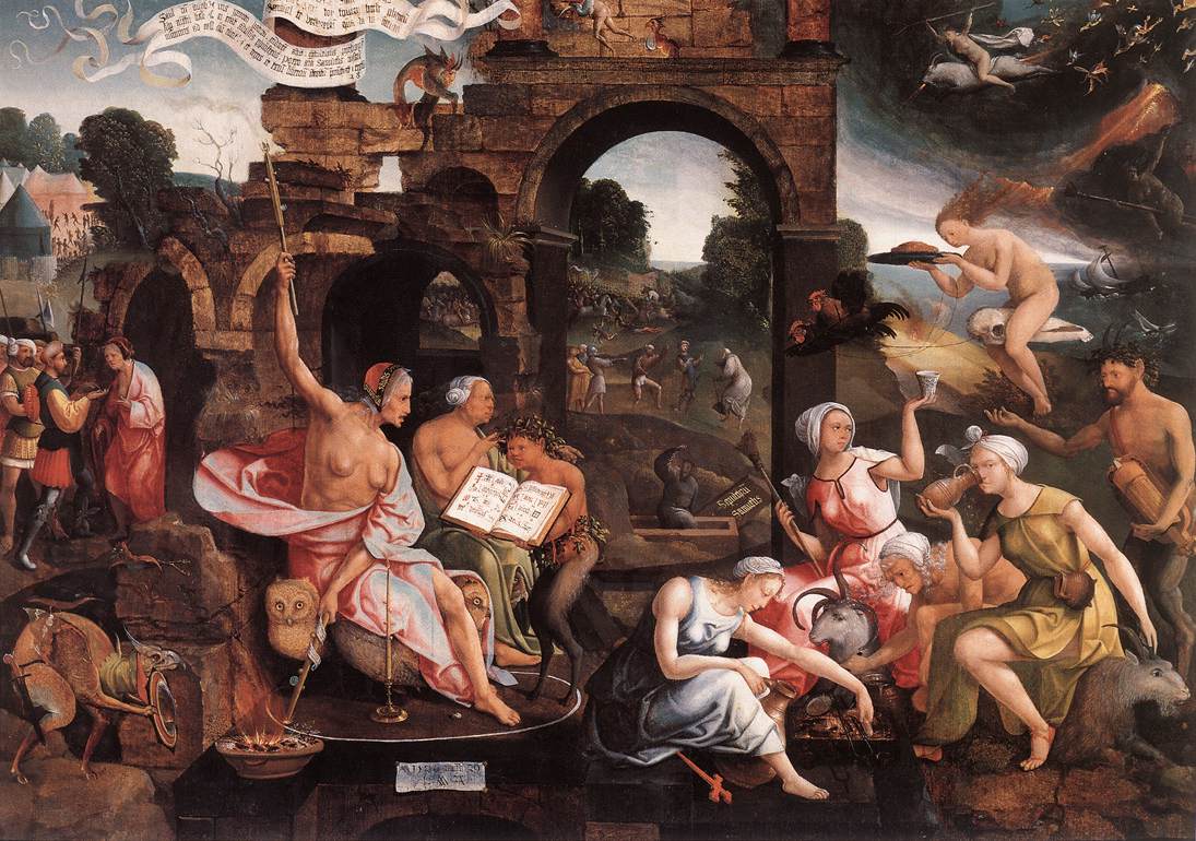 Saul Y Witch De Endor Oostsanen — Jacob Cornelisz Van Oostsanen