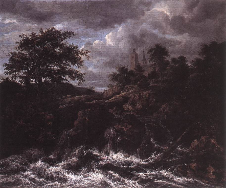 Cascada De Iglesia Ruysdael — Jacob Isaackszon Van Ruysdael