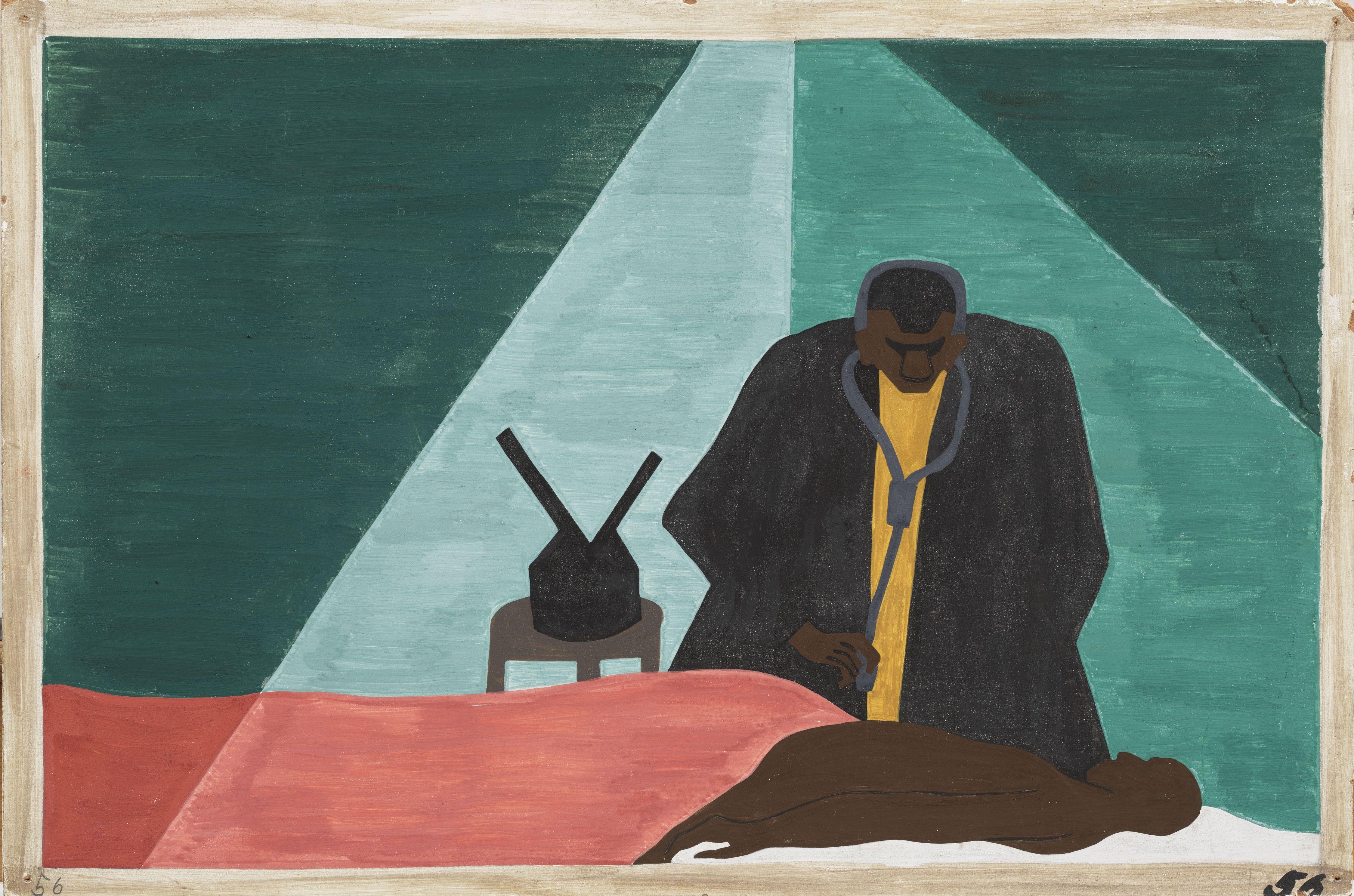 Among One De Last Groups Hacia Leave South Was Negro Professional Who Was Forced Hacia Follow His Clientele Hacia Make Living Lawrence — Jacob Lawrence