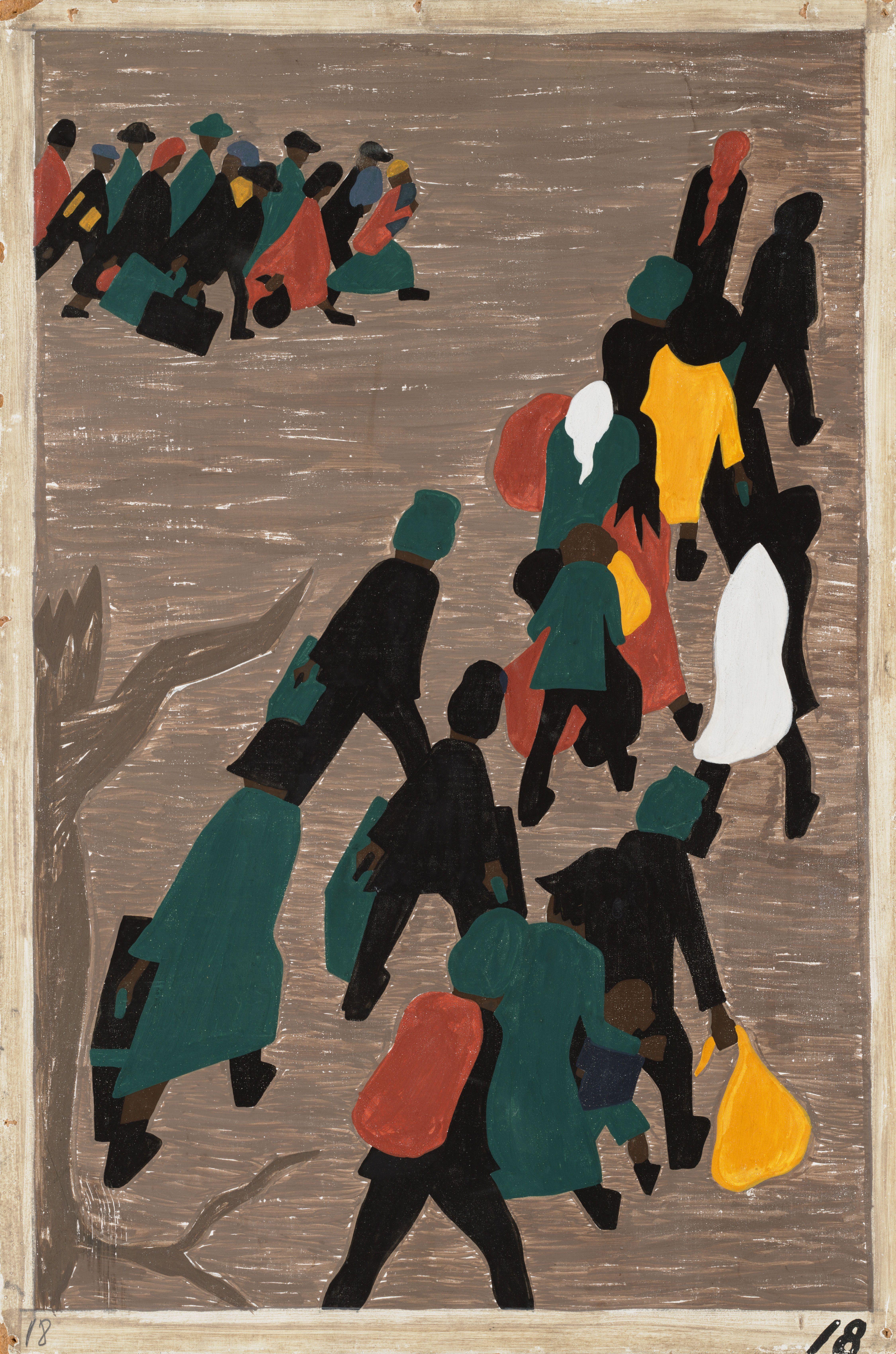 Migration Gained En Momentum Lawrence — Jacob Lawrence