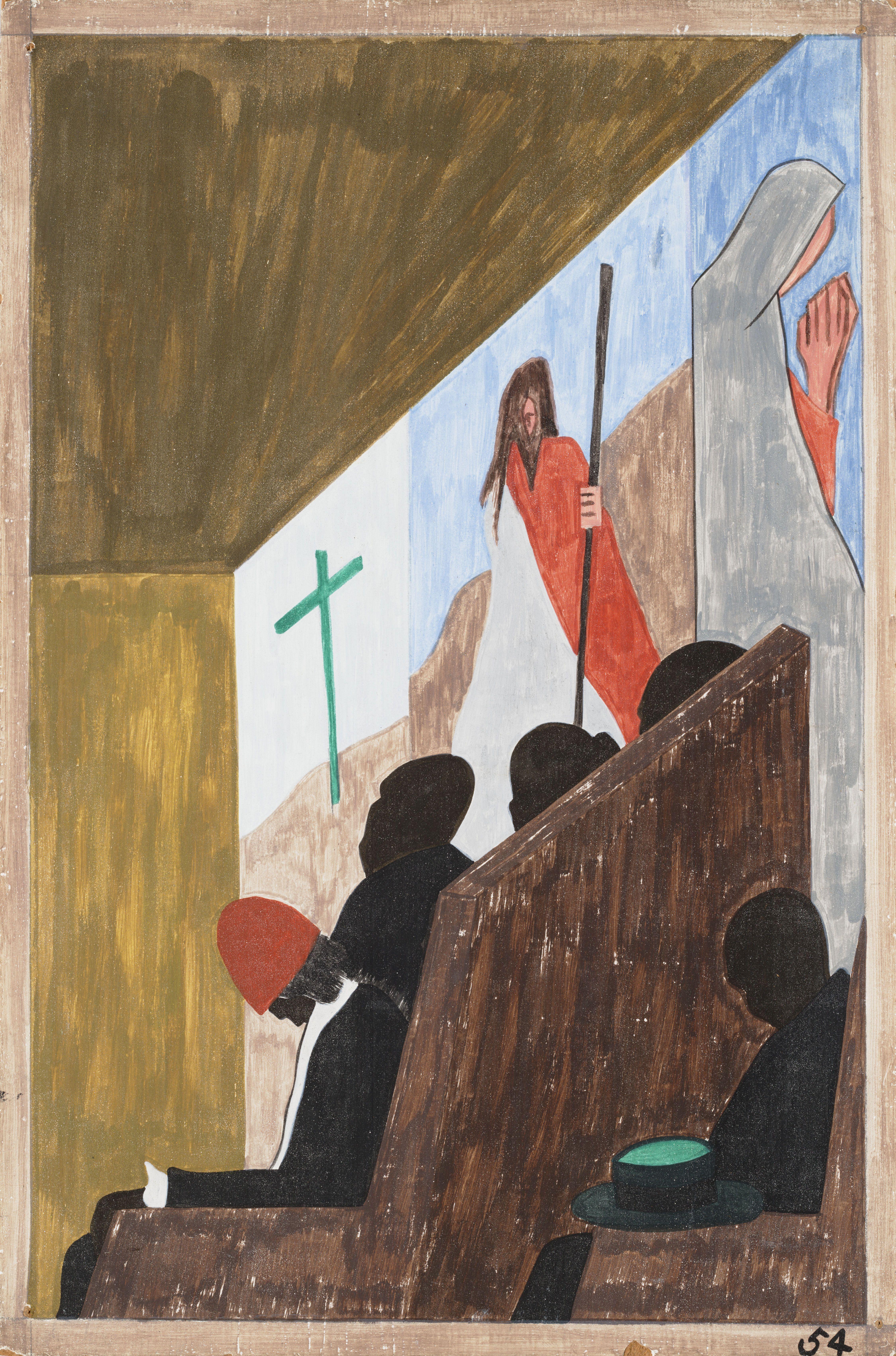 One De Main Forms De Social Y Recreational Activities En Which Migrants Indulged Occurred En Iglesia Lawrence — Jacob Lawrence