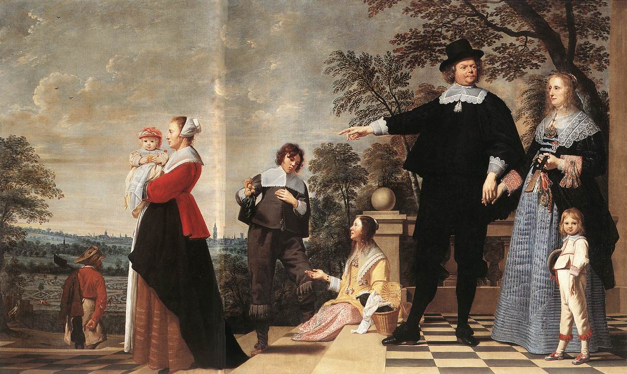 Retrato De Bruges Family Oost — Jacob Van Il Vecchio Oost