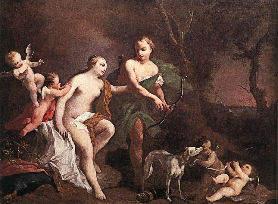 Venus Y Adonis 1 Amigoni — Jacopo Amigoni