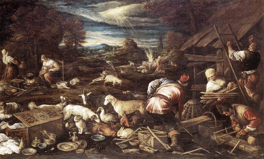 Noahs Sacrificio Bassano — Jacopo Bassano