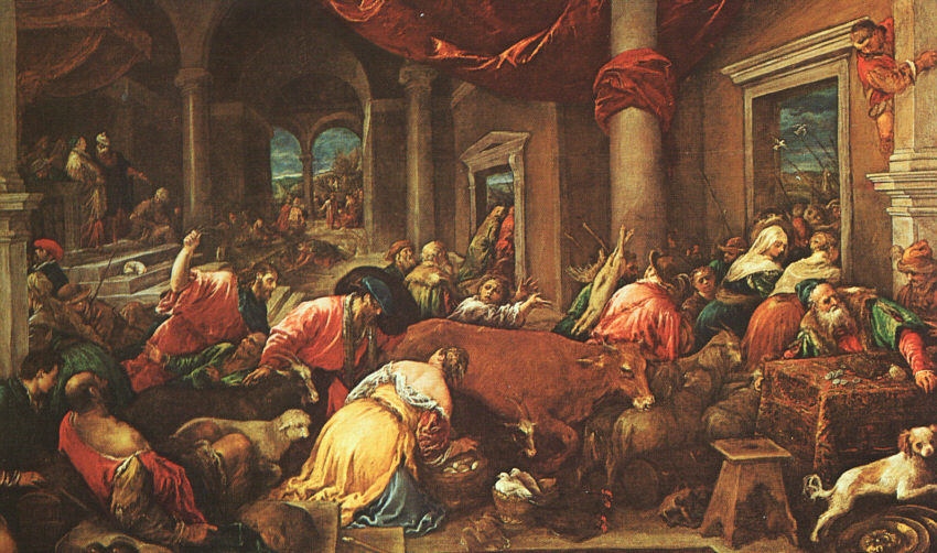 Purification De Templo Bassano — Jacopo Bassano