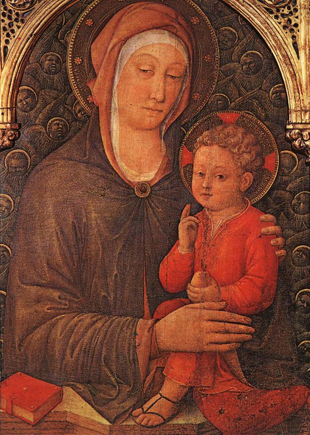 Madonna Y Nino Bendiciendo Bellini — Jacopo Bellini
