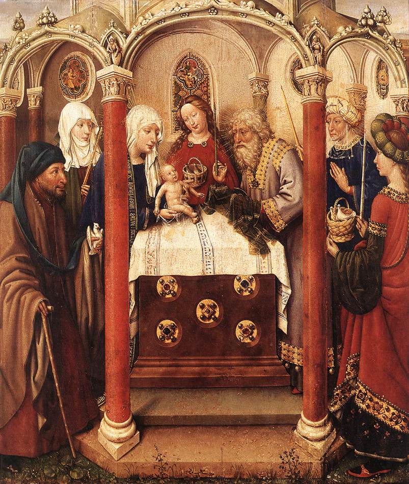 Altarpiece De Virgen 2 Daret — Jacques Daret