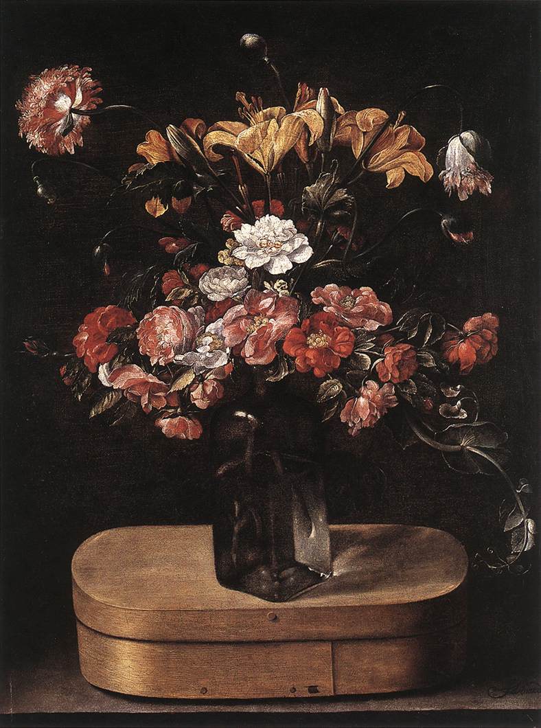 Bouquet Sobre Wooden Box Linard — Jacques Linard