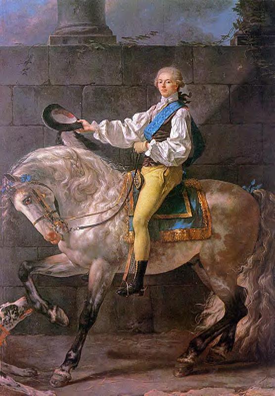 Count Potocki David — Jacques Louis David