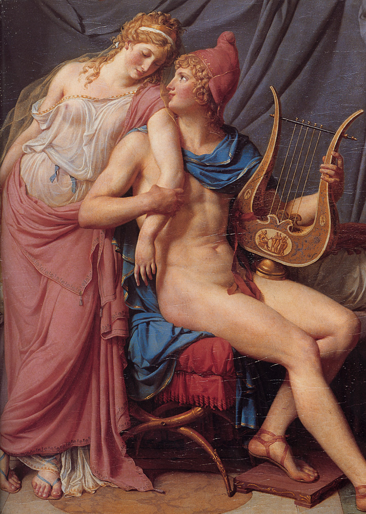 Courtship De Paris Y Helen David — Jacques Louis David