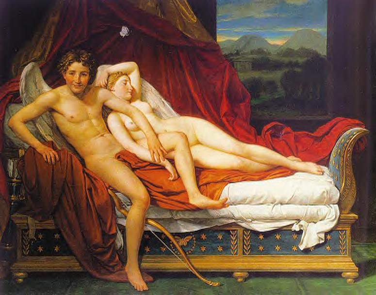 Cupid Y Psyche David — Jacques Louis David